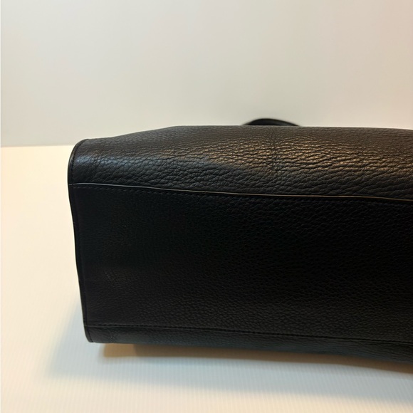 Tory Burch Gemini Link Leather Tote Bag Black 43676 Authentic EUC - Picture 11 of 17